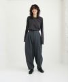 Mochi / home&miles.モチ / ホーム＆マイルズ.volume tuck pants [sumi]
