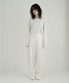 Mochi / home&miles.モチ / ホーム＆マイルズ.volume tuck pants [off white]