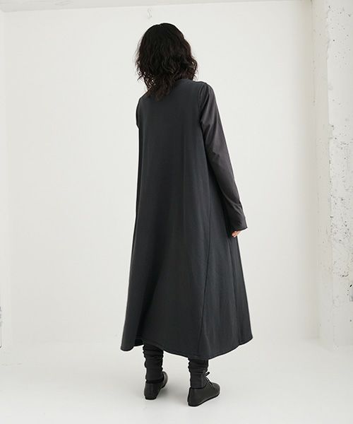 Mochi / home&miles.モチ / ホーム＆マイルズ.v-neck button one piece [sumi/・2]