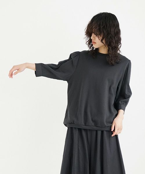 Mochi / home&miles.モチ / ホーム＆マイルズ.short sleeve sweat [sumi]
