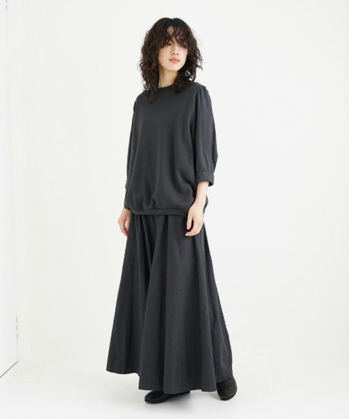 Mochi / home&miles.モチ / ホーム＆マイルズ.short sleeve sweat [sumi]