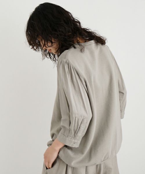 Mochi / home&miles.モチ / ホーム＆マイルズ.short sleeve sweat [mud grey・]