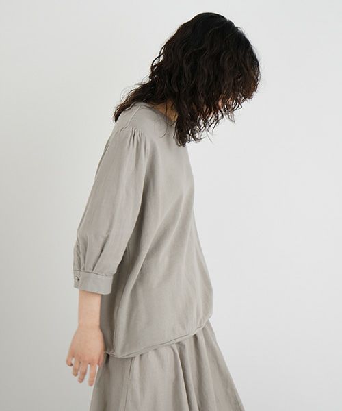 Mochi / home&miles.モチ / ホーム＆マイルズ.short sleeve sweat [mud grey・]
