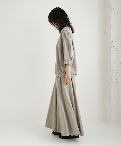 Mochi / home&miles.モチ / ホーム＆マイルズ.short sleeve sweat [mud grey・]