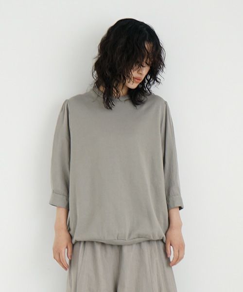 Mochi / home&miles.モチ / ホーム＆マイルズ.short sleeve sweat [mud grey・]