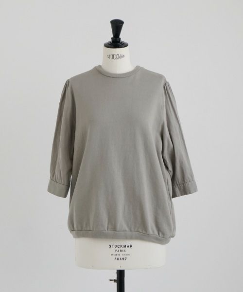 Mochi / home&miles.モチ / ホーム＆マイルズ.short sleeve sweat [mud grey・]