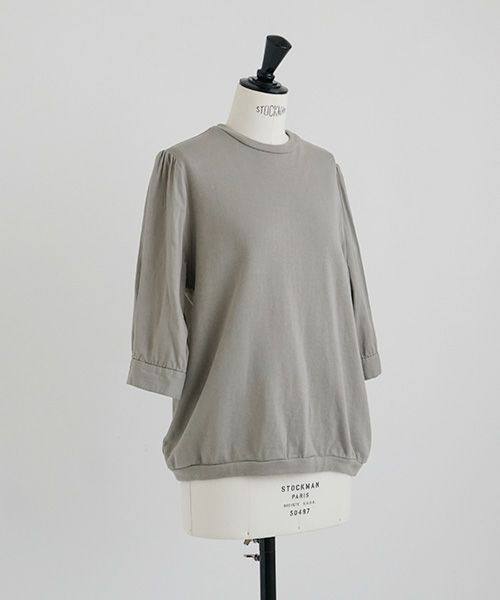 Mochi / home&miles.モチ / ホーム＆マイルズ.short sleeve sweat [mud grey・]