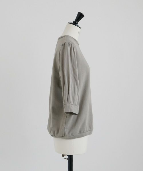 Mochi / home&miles.モチ / ホーム＆マイルズ.short sleeve sweat [mud grey・]