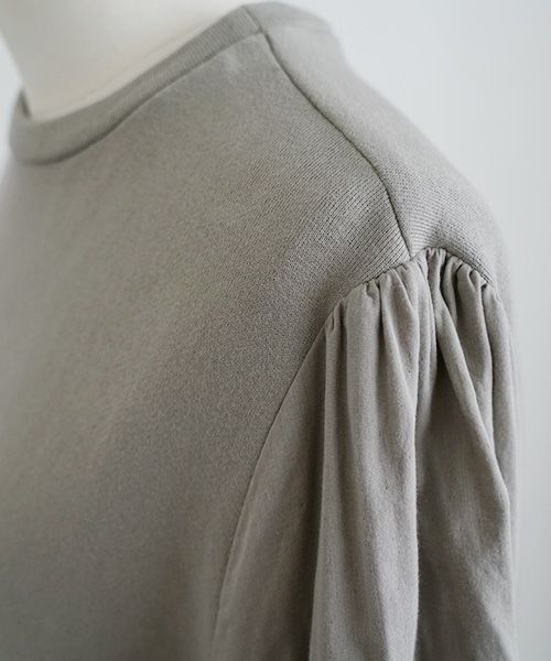 Mochi / home&miles.モチ / ホーム＆マイルズ.short sleeve sweat [mud grey・]