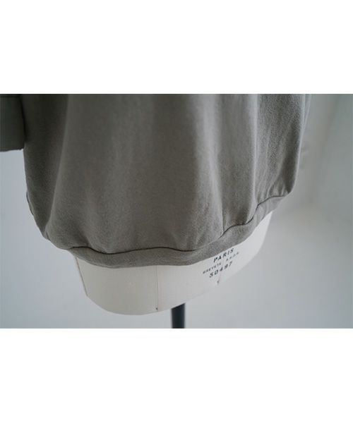 Mochi / home&miles.モチ / ホーム＆マイルズ.short sleeve sweat [mud grey・]