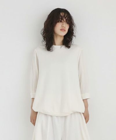 Mochi / home&miles.モチ / ホーム＆マイルズ.short sleeve sweat [off white]
