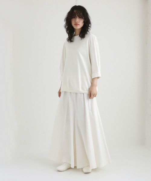 Mochi / home&miles.モチ / ホーム＆マイルズ.short sleeve sweat [off white]