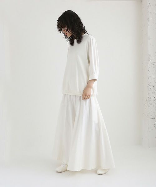 Mochi / home&miles.モチ / ホーム＆マイルズ.short sleeve sweat [off white]