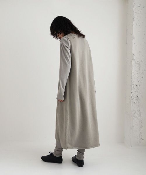 Mochi / home&miles.モチ / ホーム＆マイルズ.v-neck one piece [mud grey]