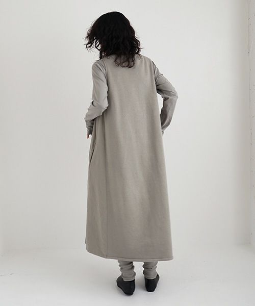 Mochi / home&miles.モチ / ホーム＆マイルズ.v-neck one piece [mud grey]