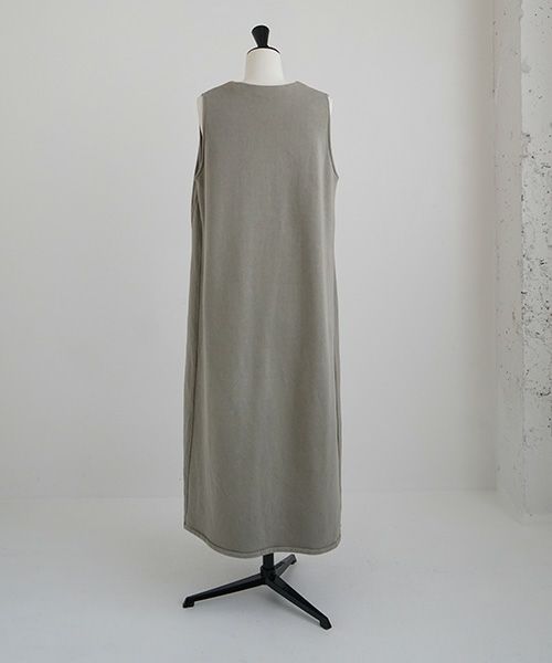 Mochi / home&miles.モチ / ホーム＆マイルズ.v-neck one piece [mud grey]