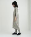 Mochi / home&miles.モチ / ホーム＆マイルズ.organic cotton ＆ linen layered one piece [mud grey]
