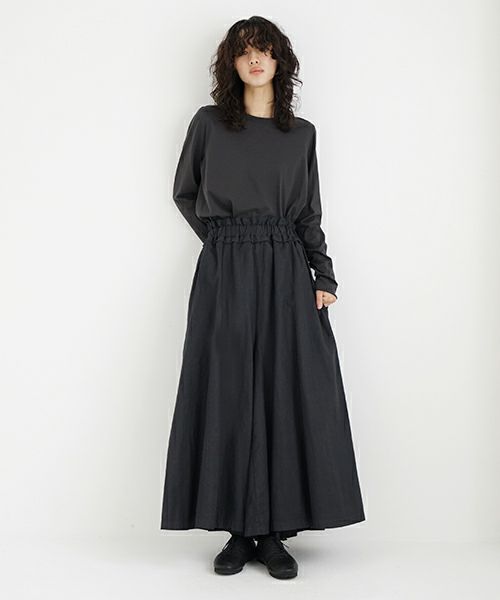 Mochi / home&miles.モチ / ホーム＆マイルズ.panel wide pants [sumi/・1]