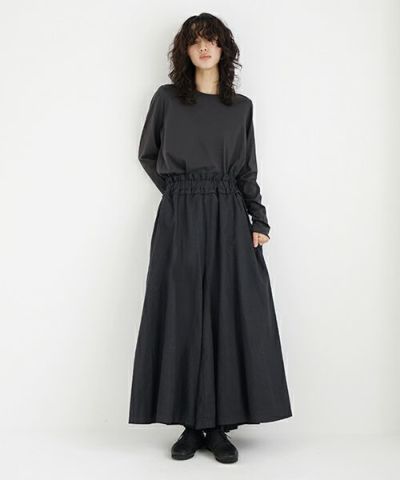 Mochi / home&miles.モチ / ホーム＆マイルズ.panel wide pants [sumi/・1]
