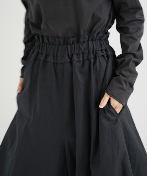 Mochi / home&miles.モチ / ホーム＆マイルズ.panel wide pants [sumi/・1]