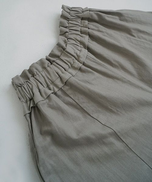 Mochi / home&miles.モチ / ホーム＆マイルズ.panel wide pants [mud grey/・1]