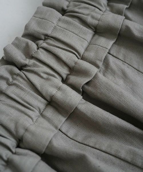 Mochi / home&miles.モチ / ホーム＆マイルズ.panel wide pants [mud grey/・1]