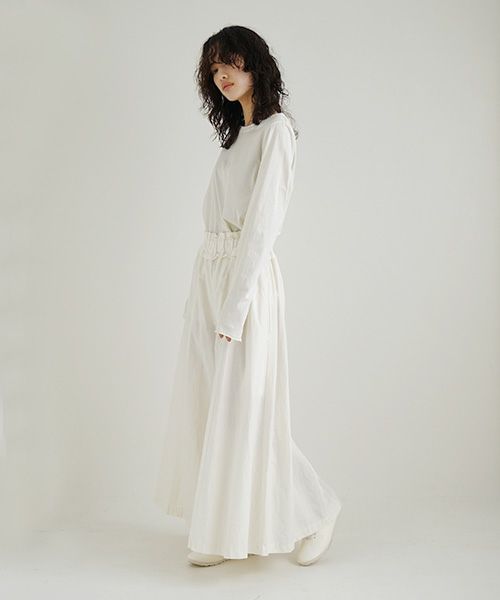 Mochi / home&miles.モチ / ホーム＆マイルズ.panel wide pants [off white]