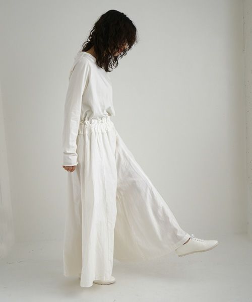 Mochi / home&miles.モチ / ホーム＆マイルズ.panel wide pants [off white]