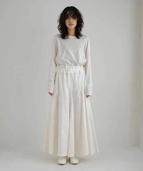 Mochi / home&miles.モチ / ホーム＆マイルズ.panel wide pants [off white]
