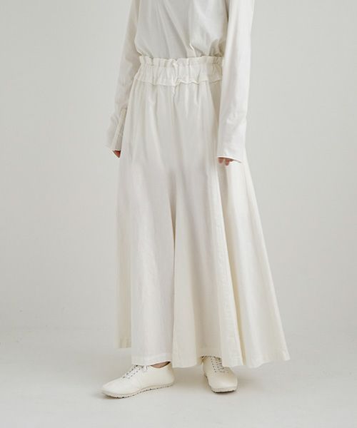 Mochi / home&miles.モチ / ホーム＆マイルズ.panel wide pants [off white]