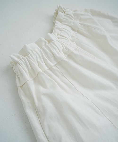 Mochi / home&miles.モチ / ホーム＆マイルズ.panel wide pants [off white]