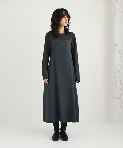 Mochi / home&miles.モチ / ホーム＆マイルズ.jumper skirt [sumi]