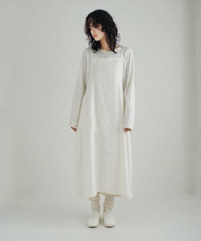 Mochi / home&miles.モチ / ホーム＆マイルズ.jumper skirt [off white]