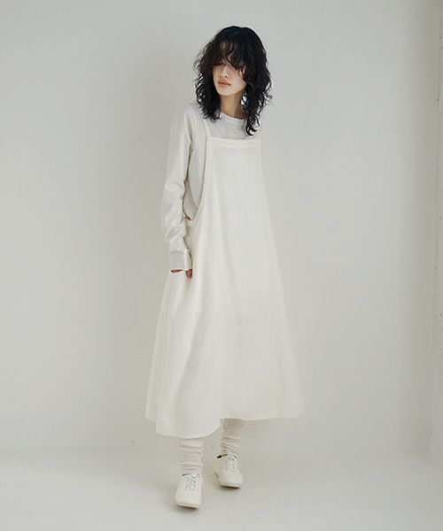 Mochi / home&miles.モチ / ホーム＆マイルズ.jumper skirt [off white]