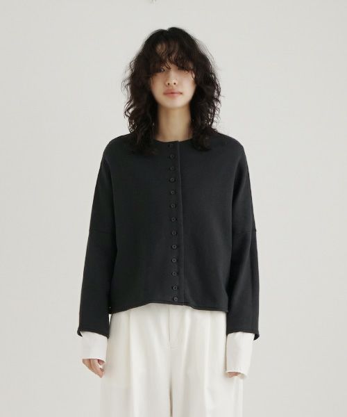 Mochi / home&miles.モチ / ホーム＆マイルズ.cardigan [sumi]