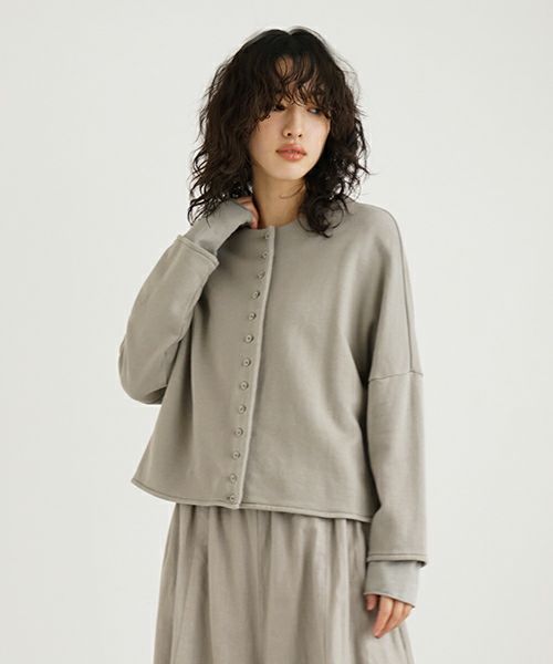 Mochi / home&miles.モチ / ホーム＆マイルズ.cardigan [mud grey/・1]