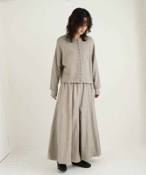 Mochi / home&miles.モチ / ホーム＆マイルズ.cardigan [mud grey/・1]