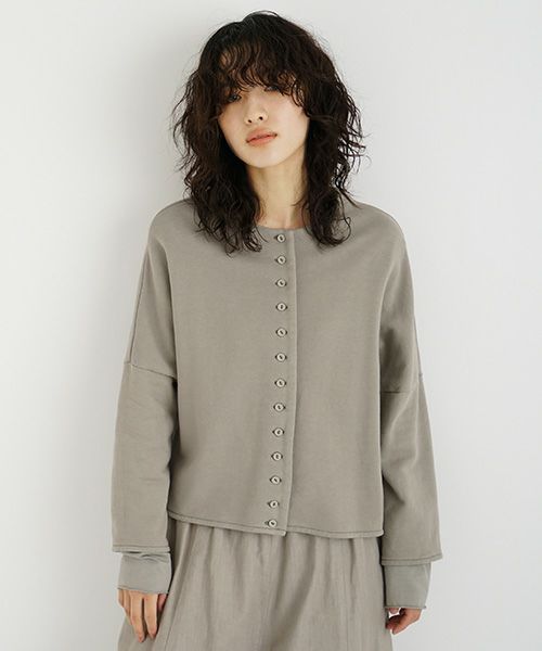 Mochi / home&miles.モチ / ホーム＆マイルズ.cardigan [mud grey/・1]