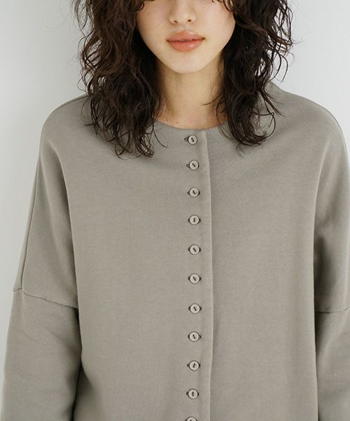 Mochi / home&miles.モチ / ホーム＆マイルズ.cardigan [mud grey/・1]