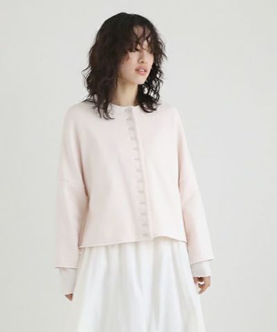 Mochi / home&miles.モチ / ホーム＆マイルズ.cardigan [smokey pink]