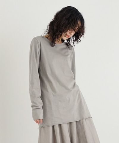 Mochi / home&miles.モチ / ホーム＆マイルズ.organic cotton cut & saw [mud grey]