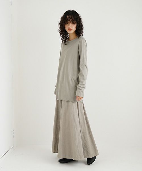 Mochi / home&miles.モチ / ホーム＆マイルズ.organic cotton cut & saw [mud grey]
