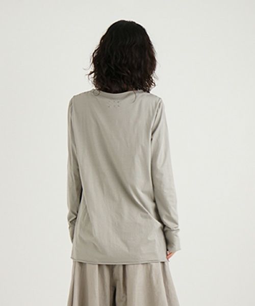 Mochi / home&miles.モチ / ホーム＆マイルズ.organic cotton cut & saw [mud grey]
