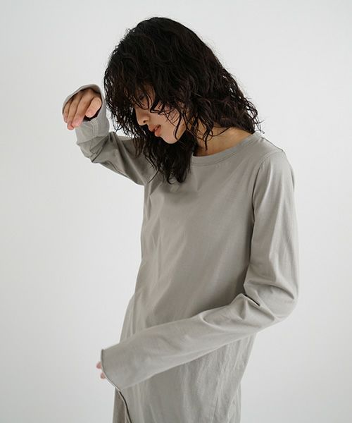 Mochi / home&miles.モチ / ホーム＆マイルズ.organic cotton cut & saw [mud grey]