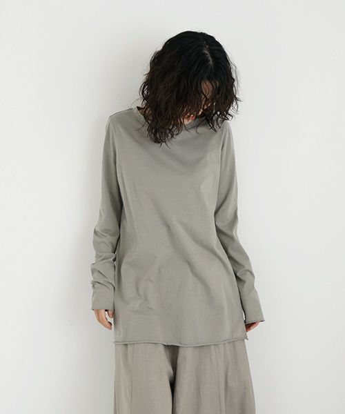 Mochi / home&miles.モチ / ホーム＆マイルズ.organic cotton cut & saw [mud grey]