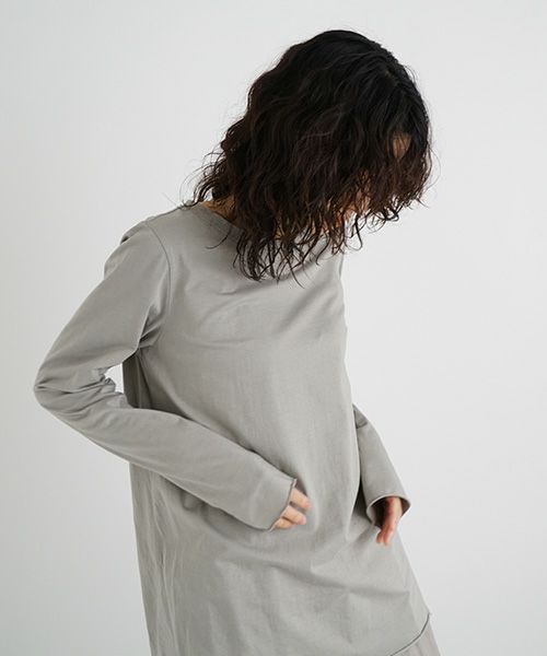 Mochi / home&miles.モチ / ホーム＆マイルズ.organic cotton cut & saw [mud grey]