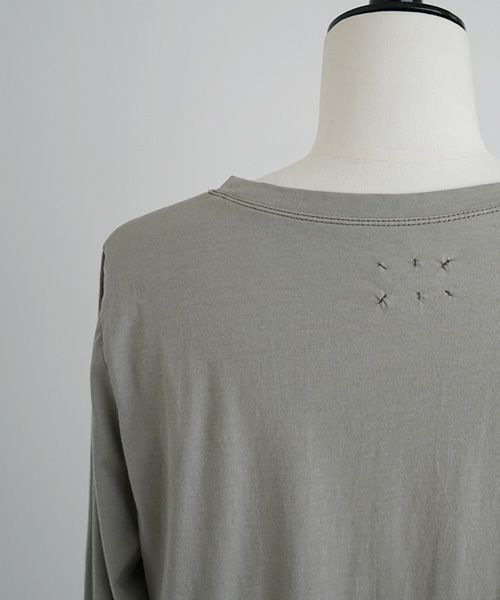 Mochi / home&miles.モチ / ホーム＆マイルズ.organic cotton cut & saw [mud grey]