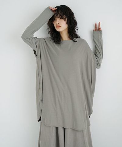 Mochi / home&miles<br>モチ / ホーム＆マイルズ<br>cocoon vest [mud grey]