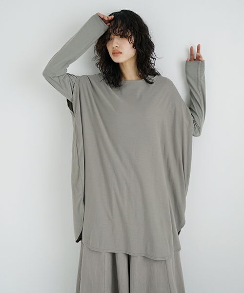 Mochi / home&miles.モチ / ホーム＆マイルズ.cocoon vest [mud grey]