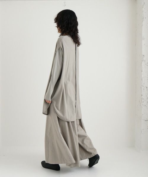 Mochi / home&miles.モチ / ホーム＆マイルズ.cocoon vest [mud grey]